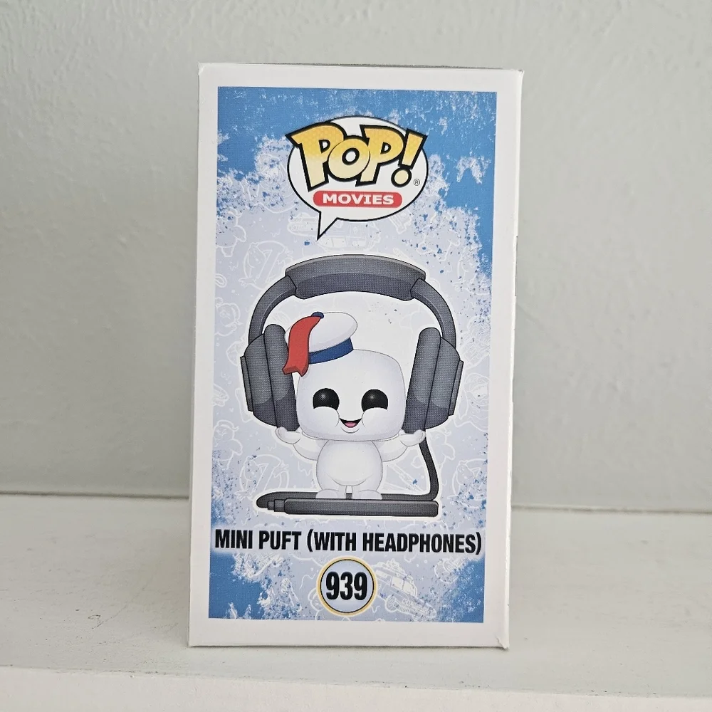 New In Box- Funko Pop! Movies Ghostbusters:Afterlife Mini Puft (With Headphones)